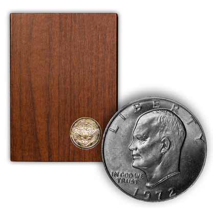 1972 Eisenhower 40% Silver Dollar San Francisco - Proof Brown Pack (OGP)