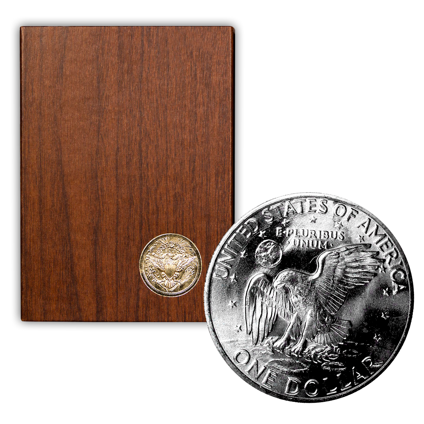 1972 Eisenhower 40% Silver Dollar San Francisco - Proof Brown Pack (OGP)