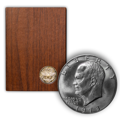 1973 Eisenhower 40% Silver Dollar San Francisco - Proof Brown Pack (OGP)