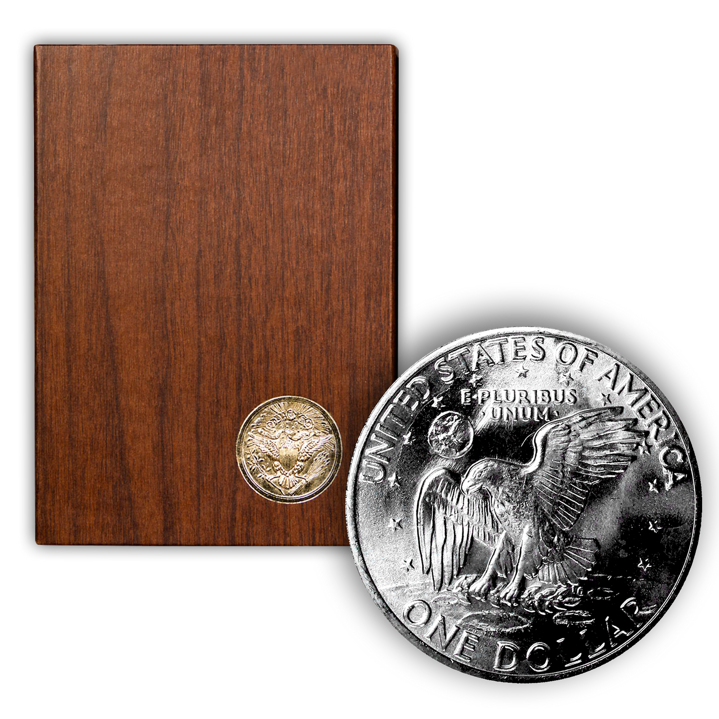 1973 Eisenhower 40% Silver Dollar San Francisco - Proof Brown Pack (OGP)