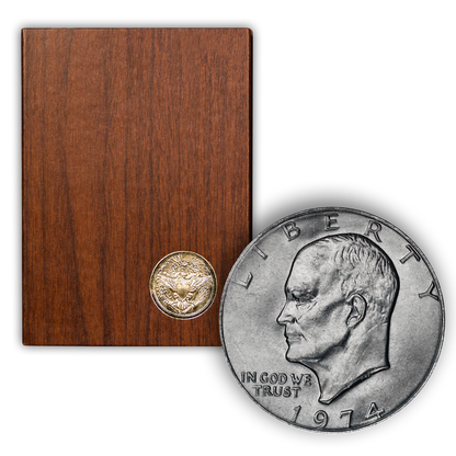 1974 Eisenhower 40% Silver Dollar San Francisco - Proof Brown Pack (OGP)