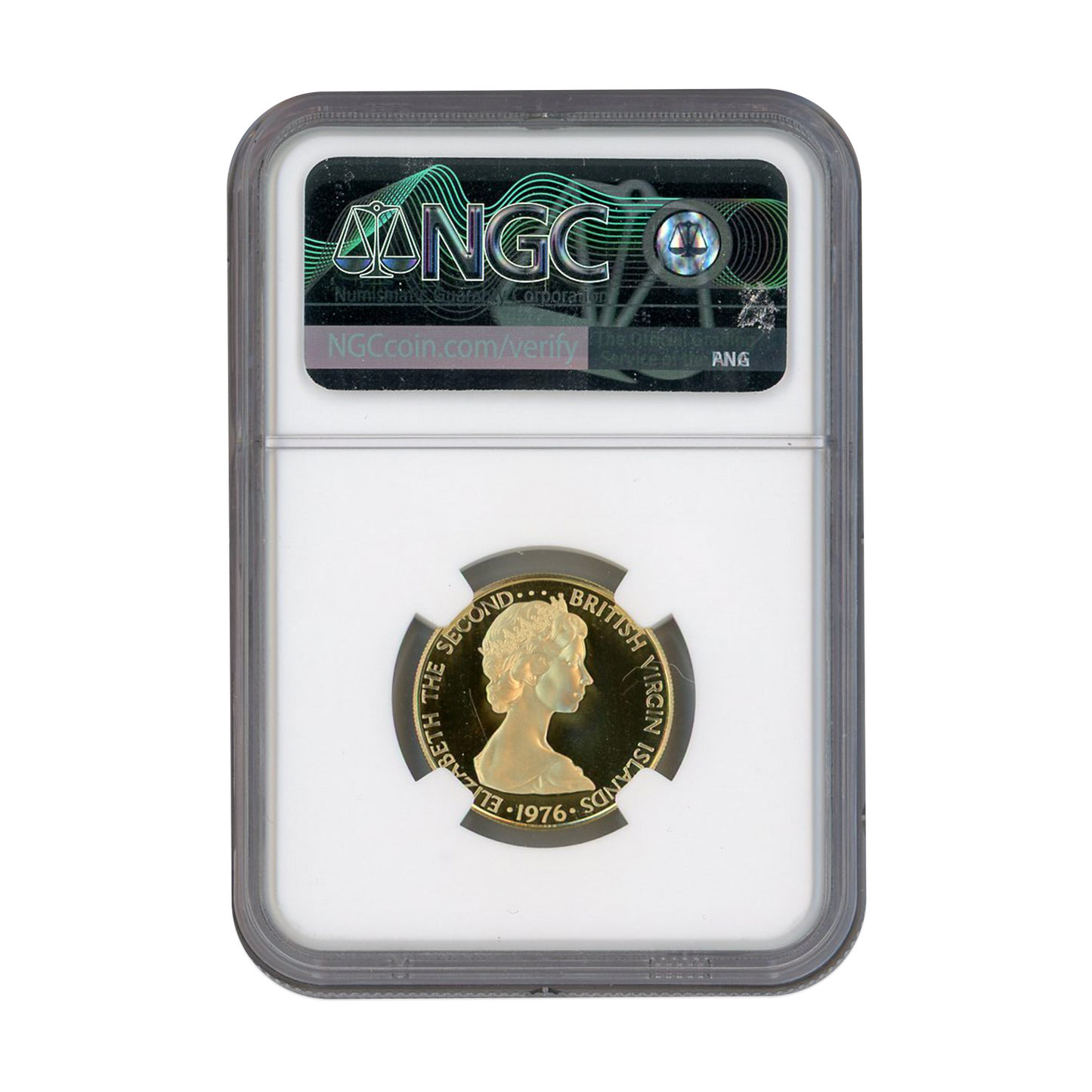 1976 FM B.V Island $100 Elizabeth II Birthday - NGC PF70 Ultra Cameo