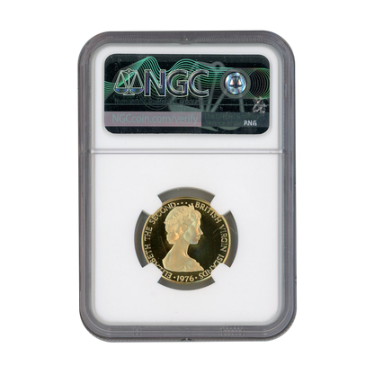 1976 FM B.V Island $100 Elizabeth II Birthday - NGC PF70 Ultra Cameo