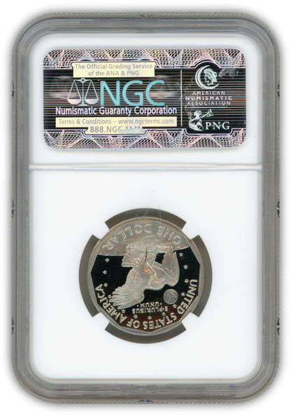 1981 S Type 2 Susan B Anthony Dollar NGC PF70 Ultra Cameo