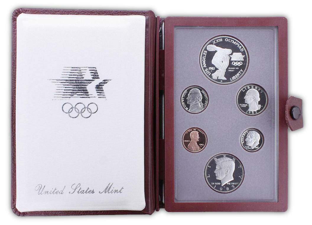 1983 US Prestige Proof Set - 6 Coins