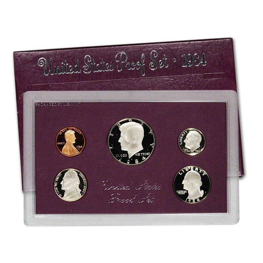 1984 US Proof Set - 5 Coins