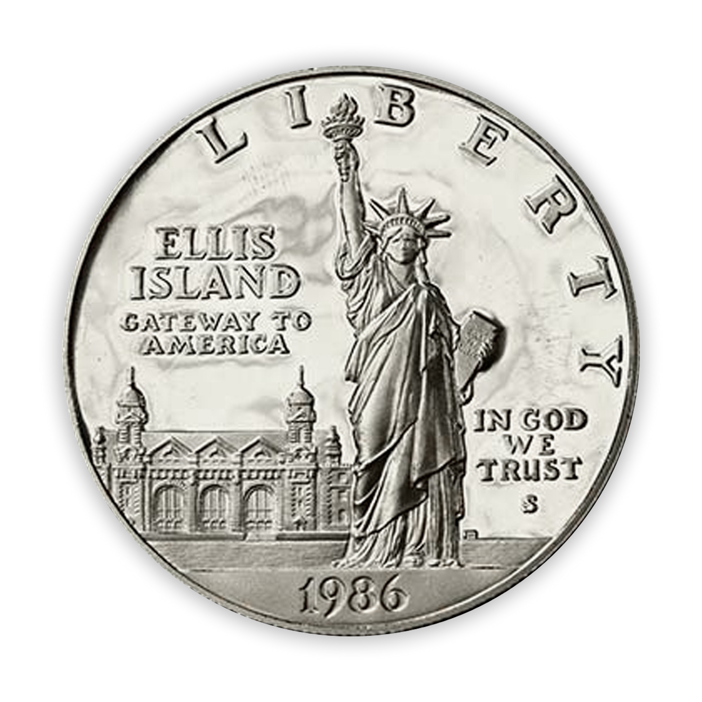 1986 Statue of Liberty 2 pc Proof Set - Original Government Packaging (OGP)