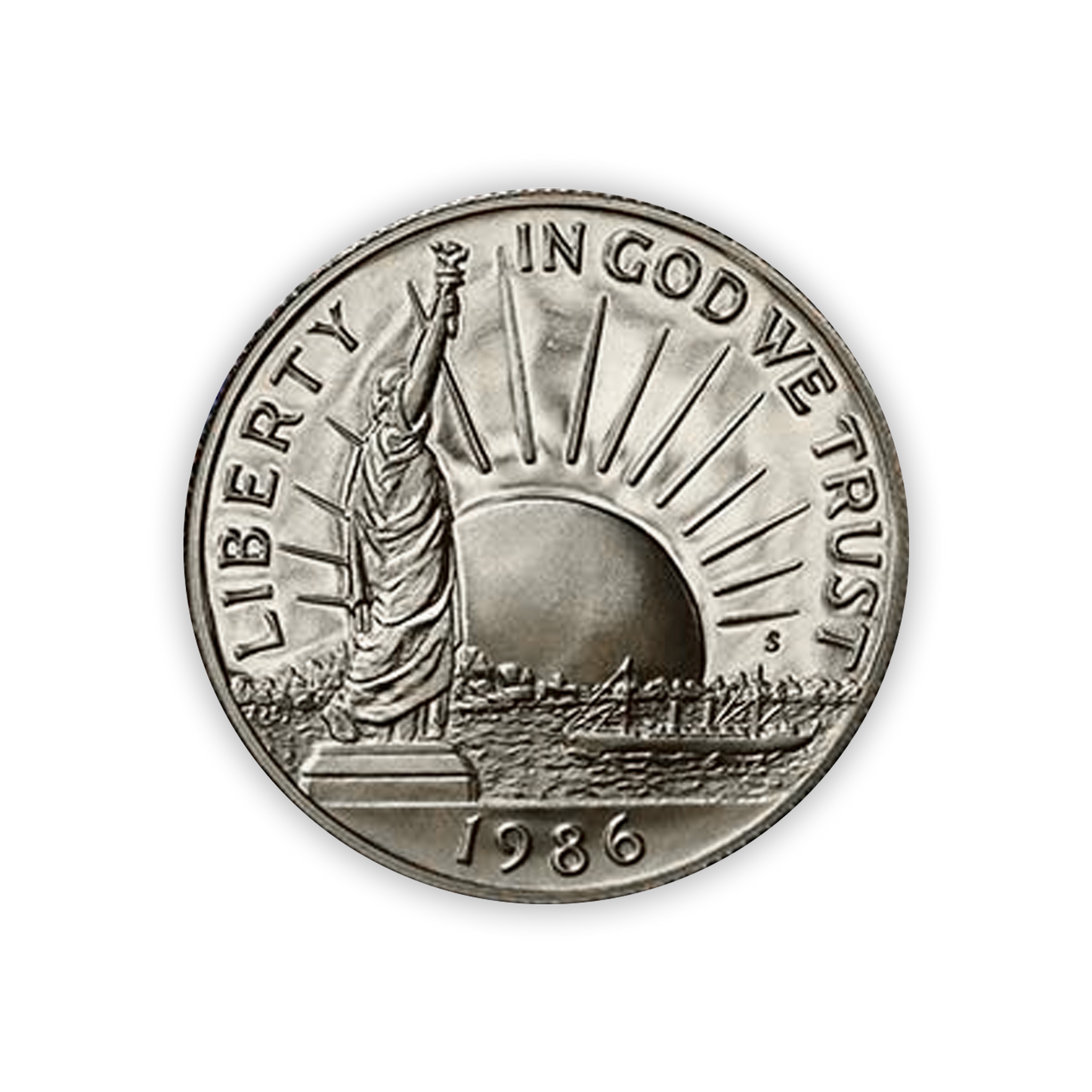 1986 Statue of Liberty 2 pc Proof Set - Original Government Packaging (OGP)
