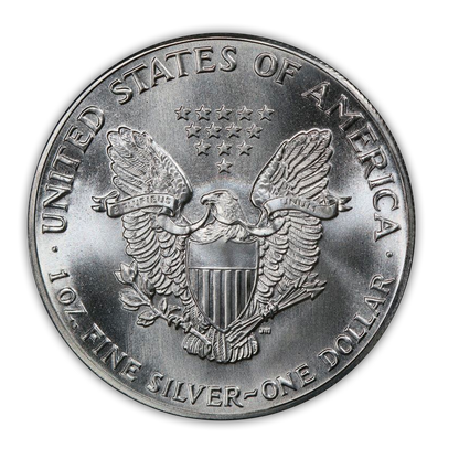 1986 Silver Eagle - Business Strike - Uncirculated - CoinsTV