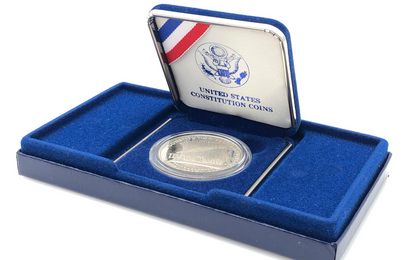 1987 Constitution Silver Dollar San Francisco Proof - Original Government Packaging OGP