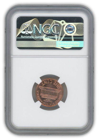 1987 Lincoln Cent Denver - NGC MS66 RD PL Prooflike