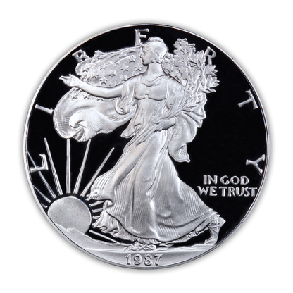 1987 Silver Eagle - San Francisco Proof - Original Government Packaging (OGP)