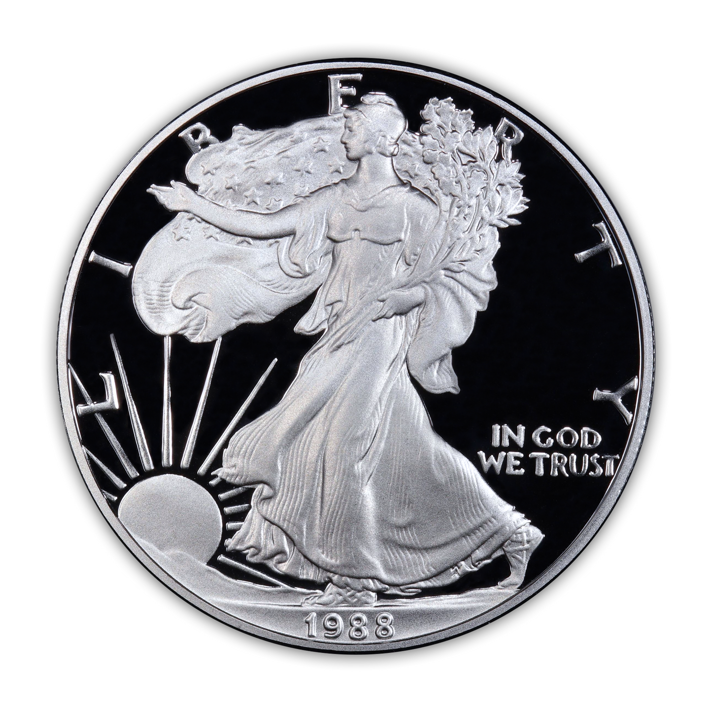 1988 Silver Eagle - San Francisco Proof - Original Government Packaging (OGP)