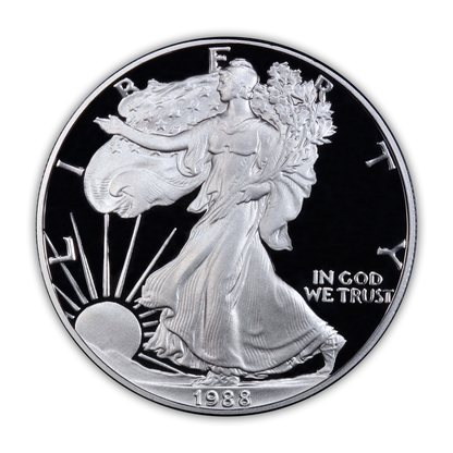 1988 Silver Eagle - San Francisco Proof - Original Government Packaging (OGP)
