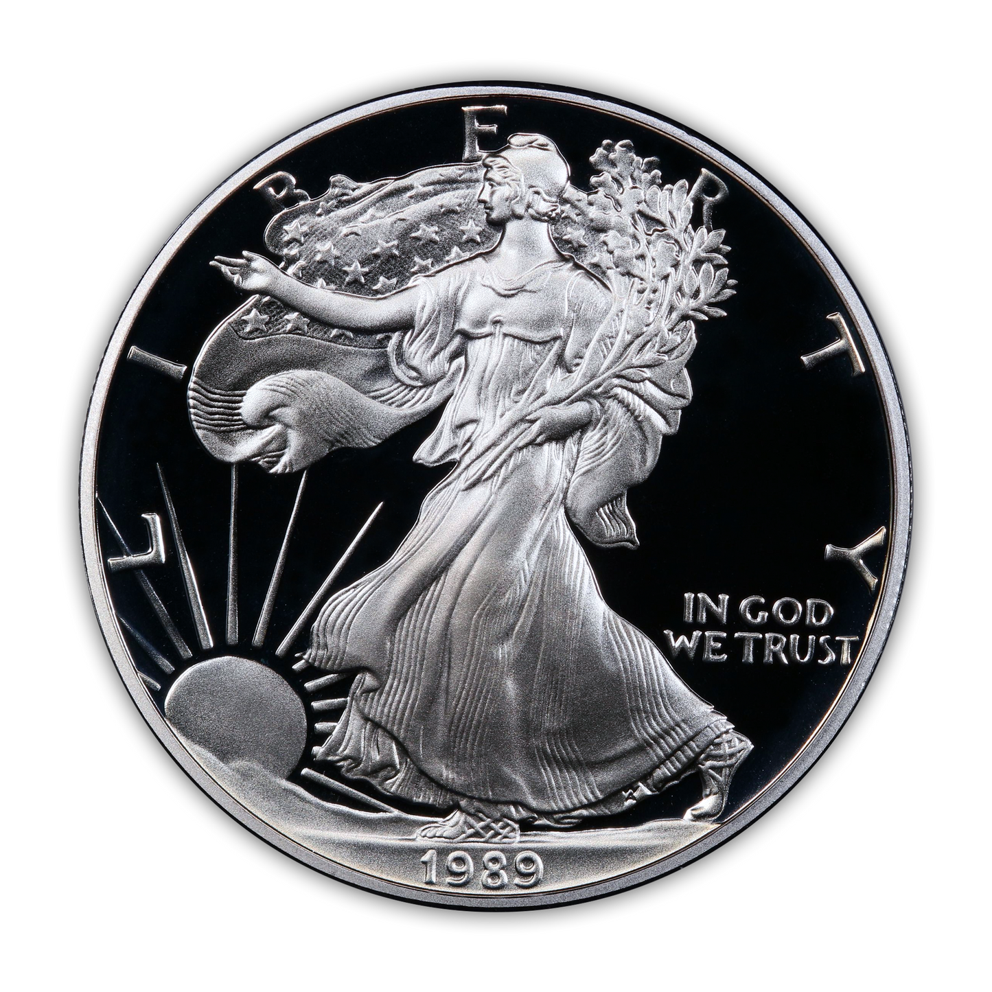 1989 Silver Eagle - San Francisco Proof - Original Government Packaging (OGP)