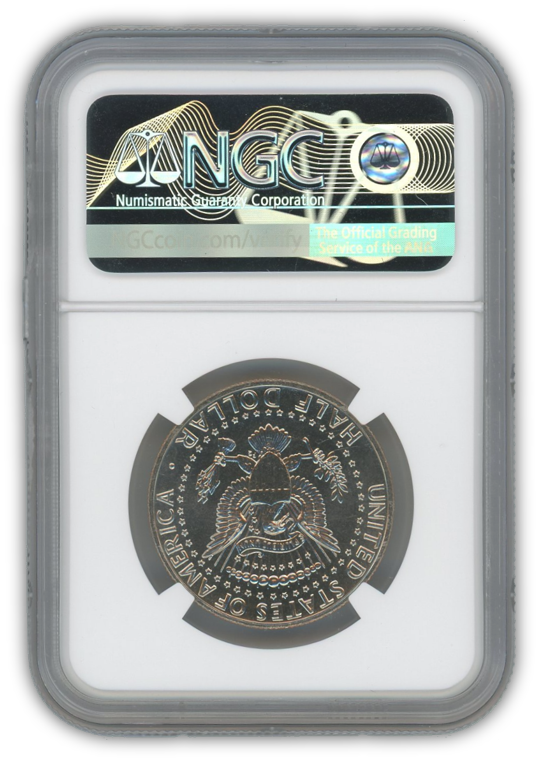 1990 Kennedy Half Dollar Denver - NGC MS66 PL Prooflike