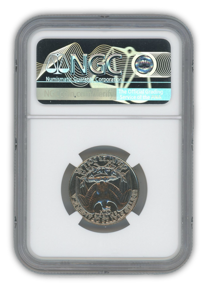 1990 Washington Quarter Dollar Philadelphia - NGC MS66 PL Prooflike