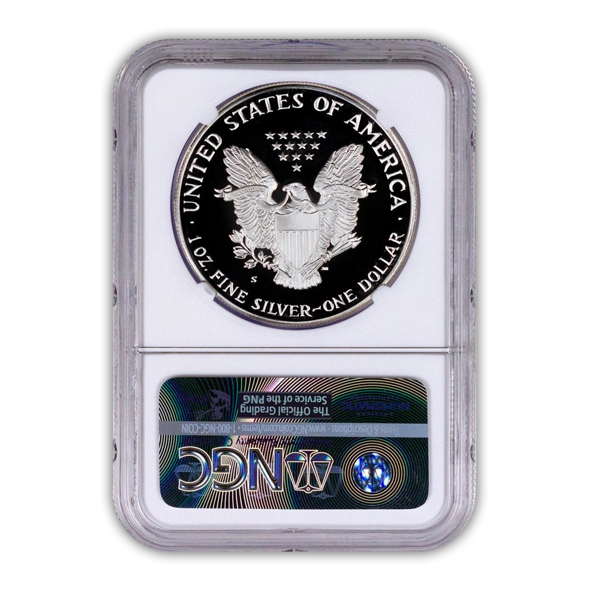 1990 Silver Eagle - Proof - NGC PF70 - CoinsTV