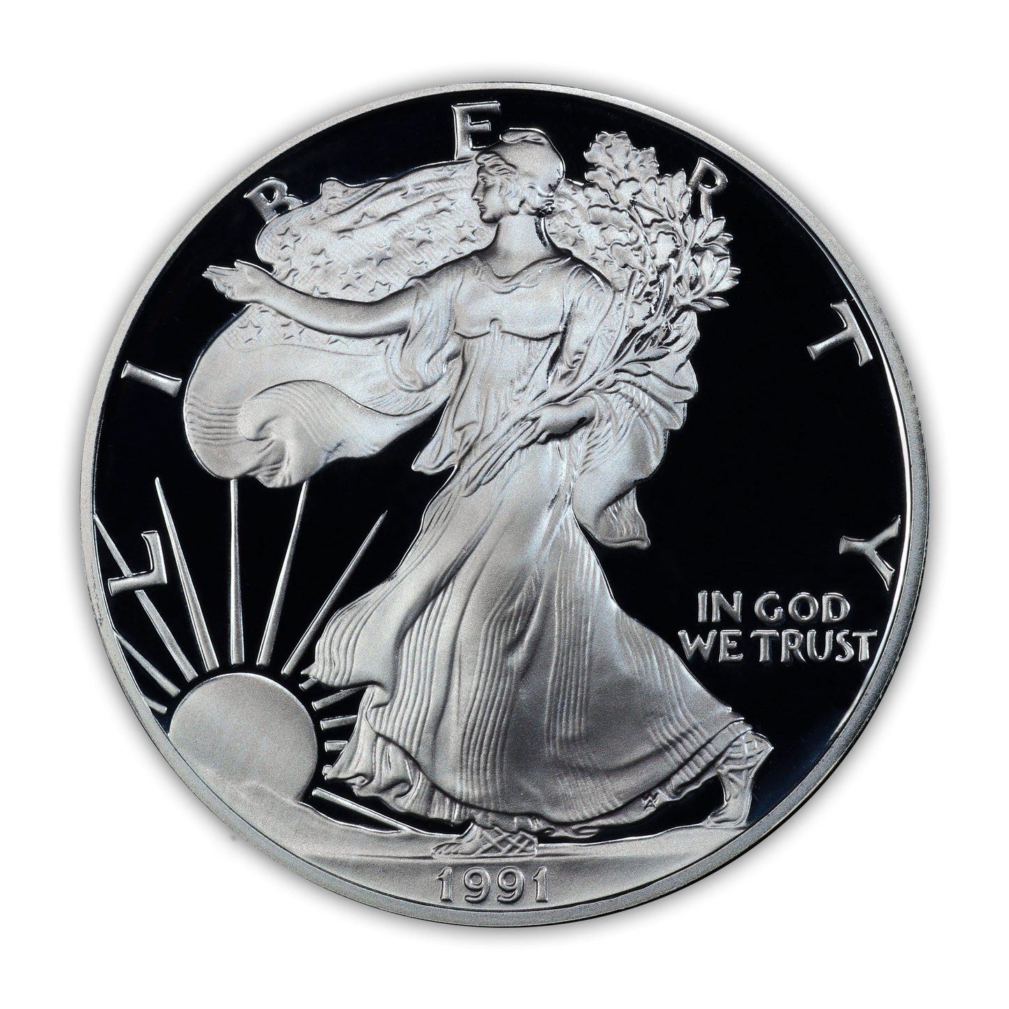 1991 Silver Eagle - San Francisco Proof - Original Government Packaging (OGP)