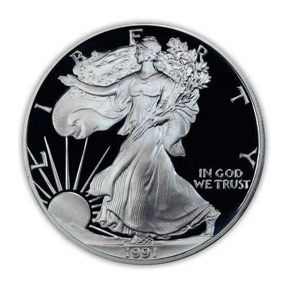 1991 Silver Eagle - San Francisco Proof - Original Government Packaging (OGP)