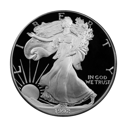 1992 Silver Eagle - San Francisco Proof - Original Government Packaging (OGP)