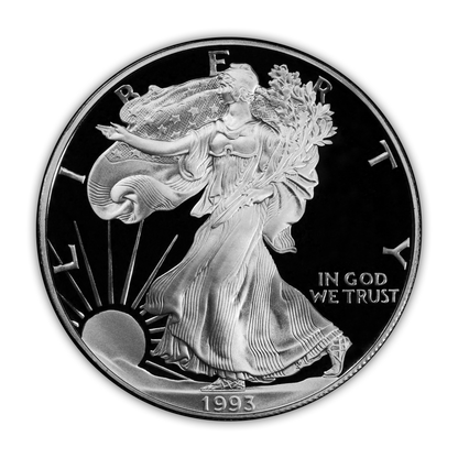 1993 Silver Eagle - Philadelphia Proof - Original Government Packaging (OGP)