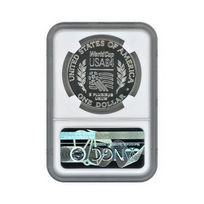 1994-D World Cup Silver Dollar - NGC MS69 PL Prooflike