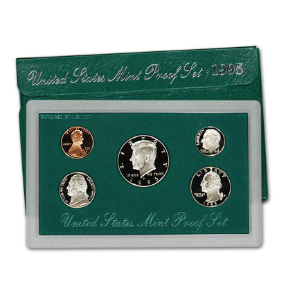 1995 US Proof Set - 5 Coins