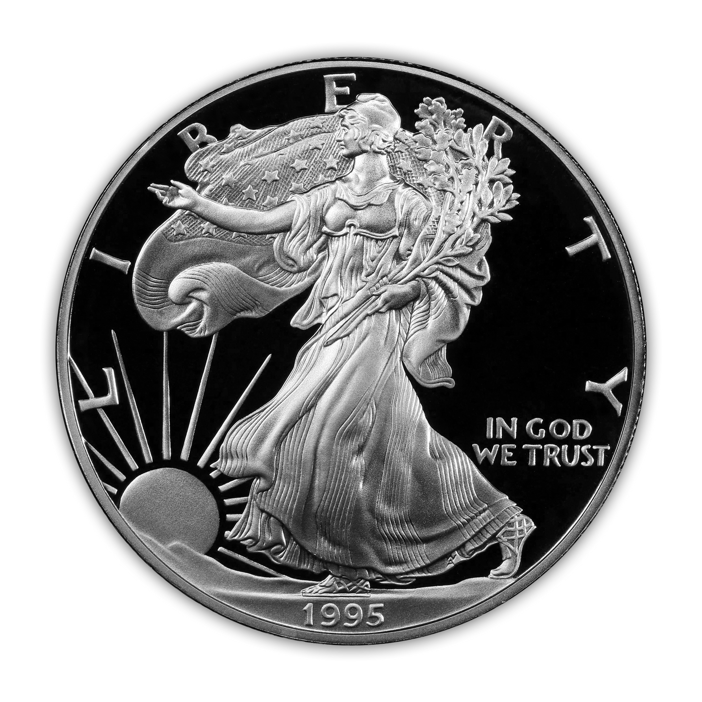 1995 Silver Eagle - Philadelphia Proof - Original Government Packaging (OGP)