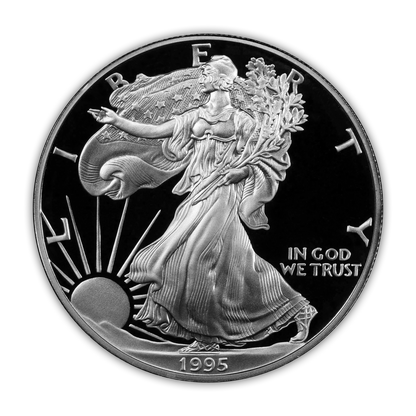 1995 Silver Eagle - Philadelphia Proof - Original Government Packaging (OGP)