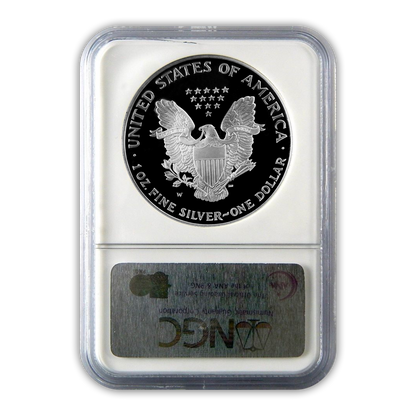 1995 W Silver Dollar Eagle - West Point - NGC PF70