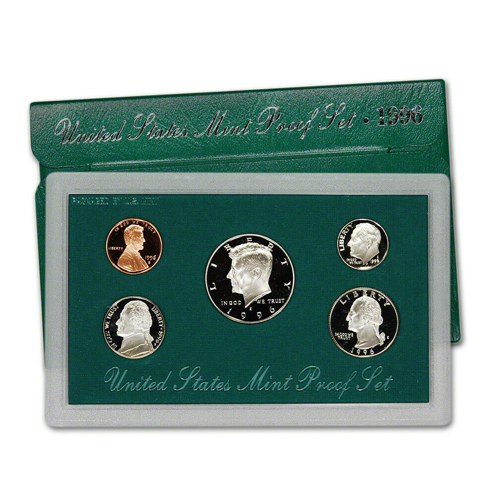 1996 US Proof Set - 5 Coins