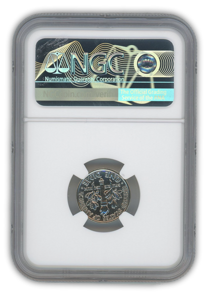 1996 Roosevelt Dime West Point - NGC MS67 PL Prooflike