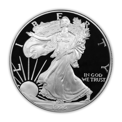 1996 Silver Eagle - Philadelphia Proof - Original Government Packaging (OGP)
