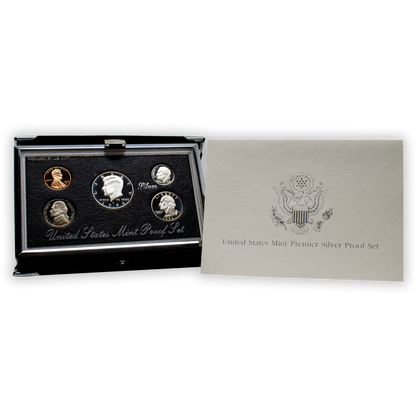 1996 Premier Silver Proof Set - 5 Coins