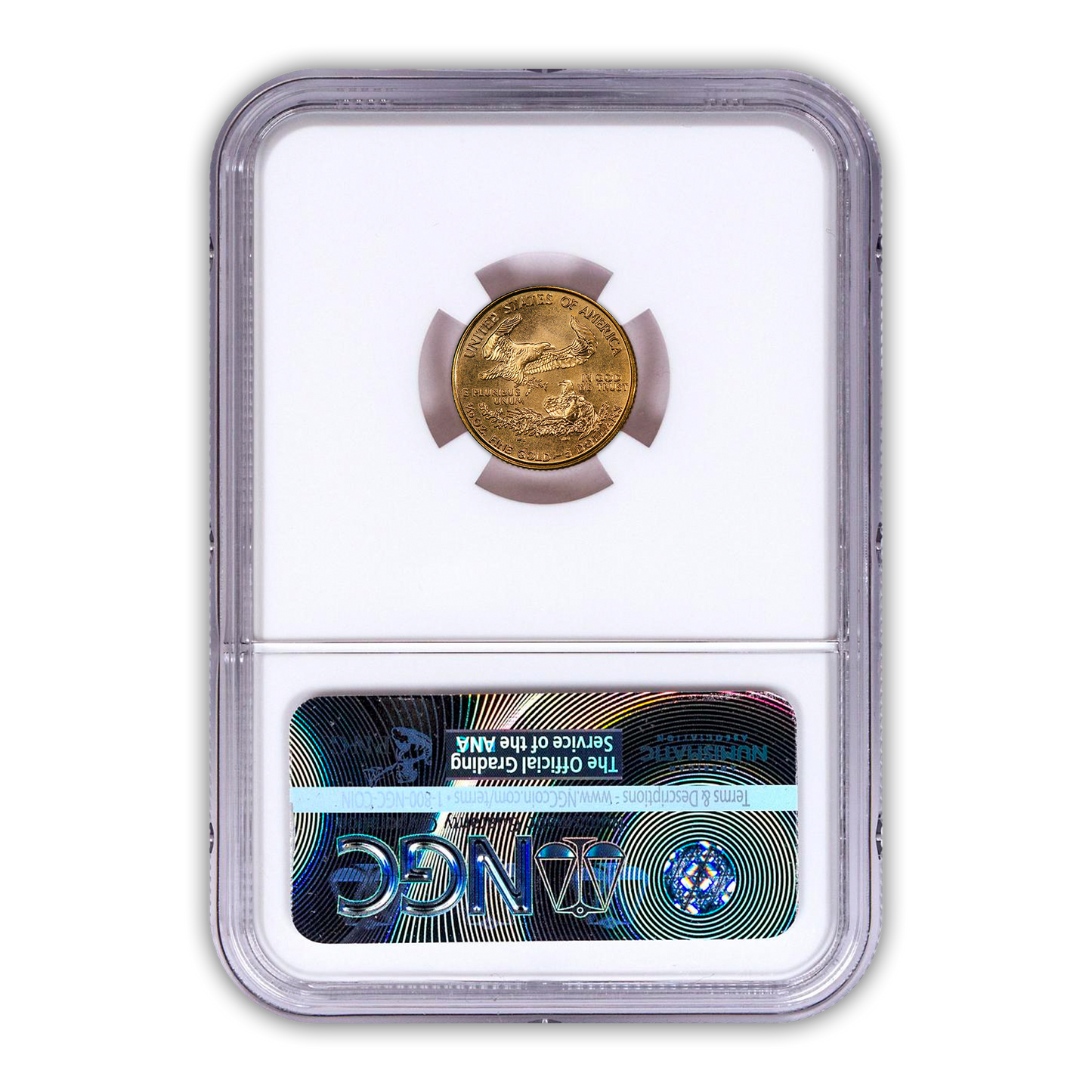 1997 $5 Gold Eagle - 1/10th oz Business Strike - NGC MS70