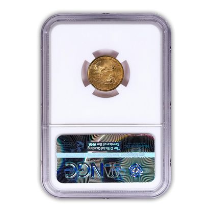 1997 $5 Gold Eagle - 1/10th oz Business Strike - NGC MS70
