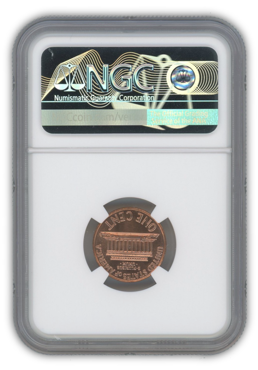 1998 Lincoln Cent Denver - NGC MS67 RD PL Prooflike