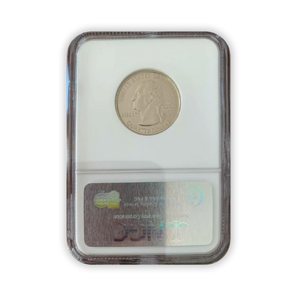 1999 New Jersey Quarter Dollar Philadelphia - NGC MS67 PL Prooflike