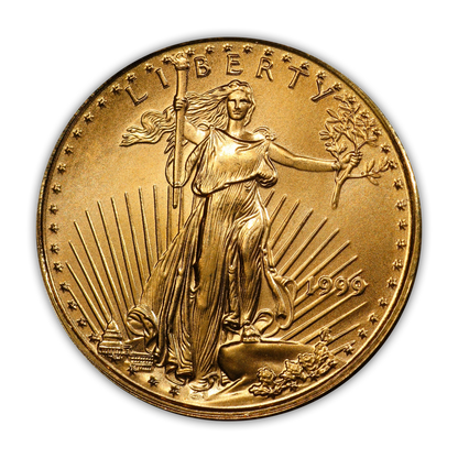 1999 W $10 Gold Eagle - 1/4 oz Unfinished Proof Dies - NGC MS69