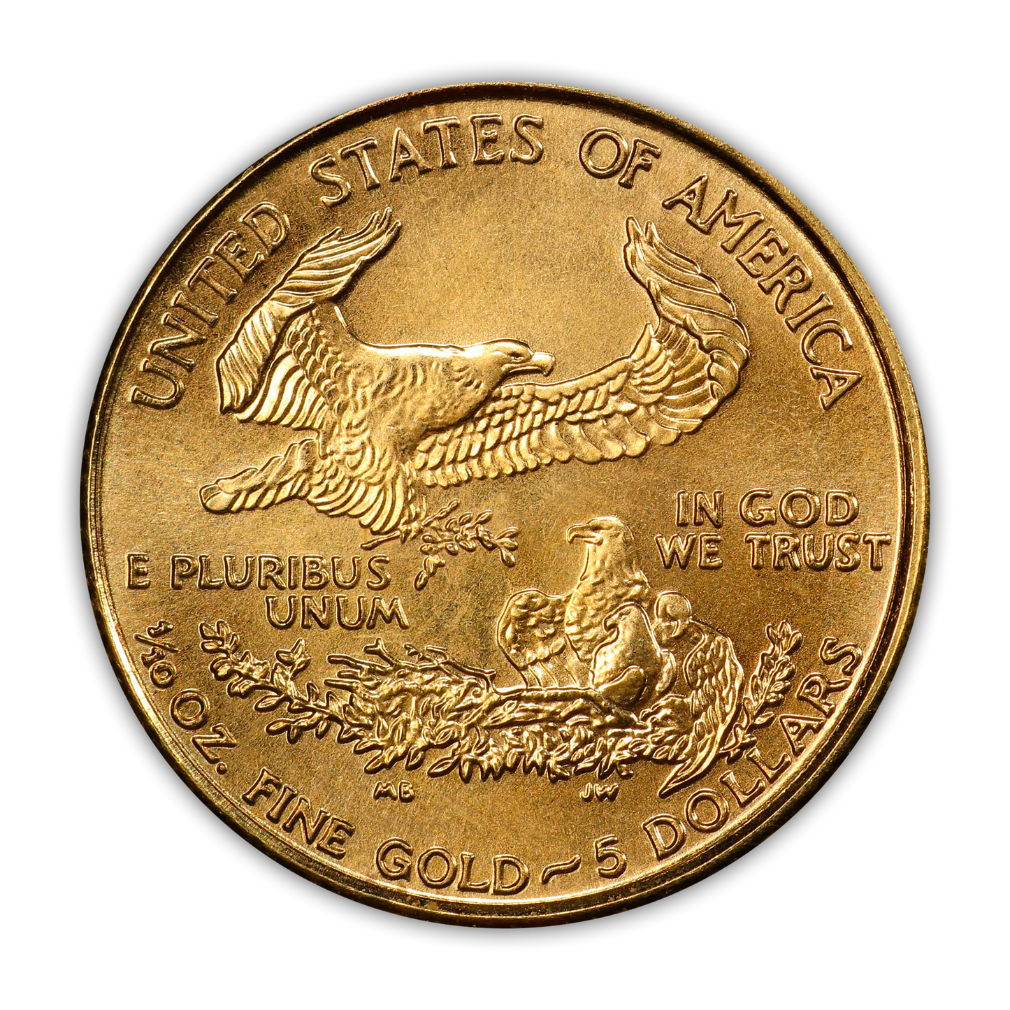 1999 W $10 Gold Eagle - 1/4 oz Unfinished Proof Dies - NGC MS69