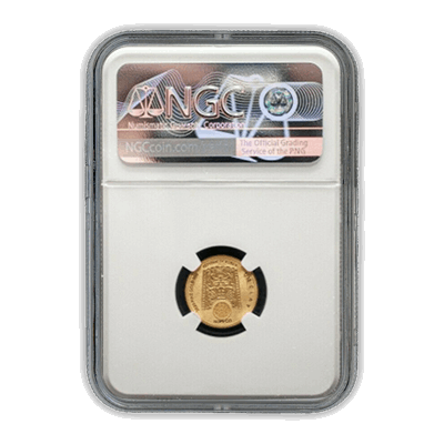 2020 South Korea 1/10oz Gold Zi Sin Rattus 1/10 Clay NGC MS70