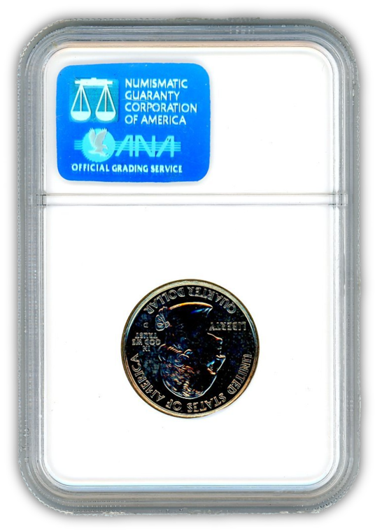 2000 Virginia Quarter Dollar Denver - NGC MS66 PL Prooflike