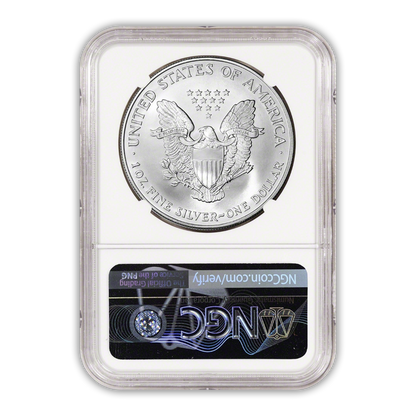 2000 Silver Eagle - Business Strike - NGC MS70 - CoinsTV