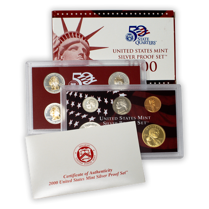 2000 Silver Proof Set - 10 Coins