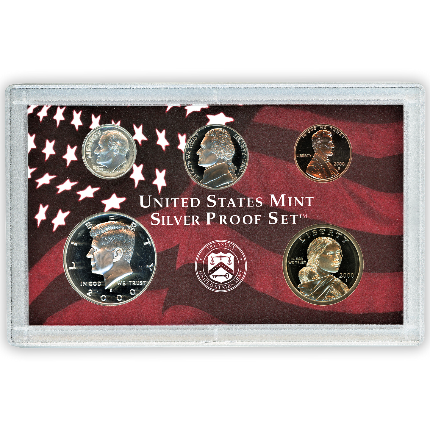 2000 Silver Proof Set - 10 Coins