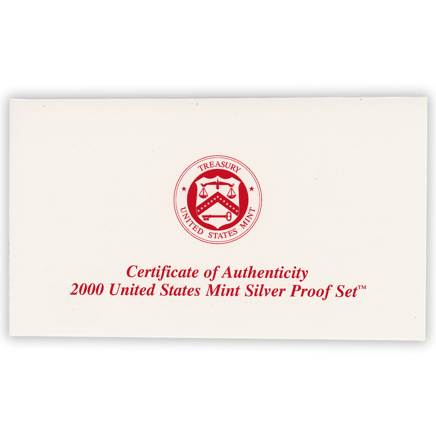 2000 Silver Proof Set - 10 Coins