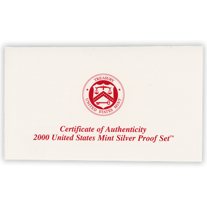 2000 Silver Proof Set - 10 Coins