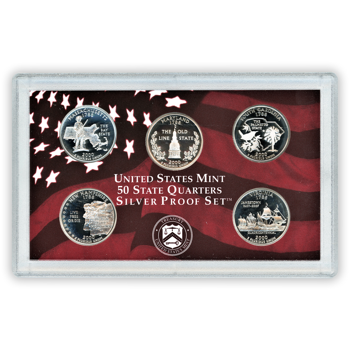 2000 Silver Proof Set - 10 Coins