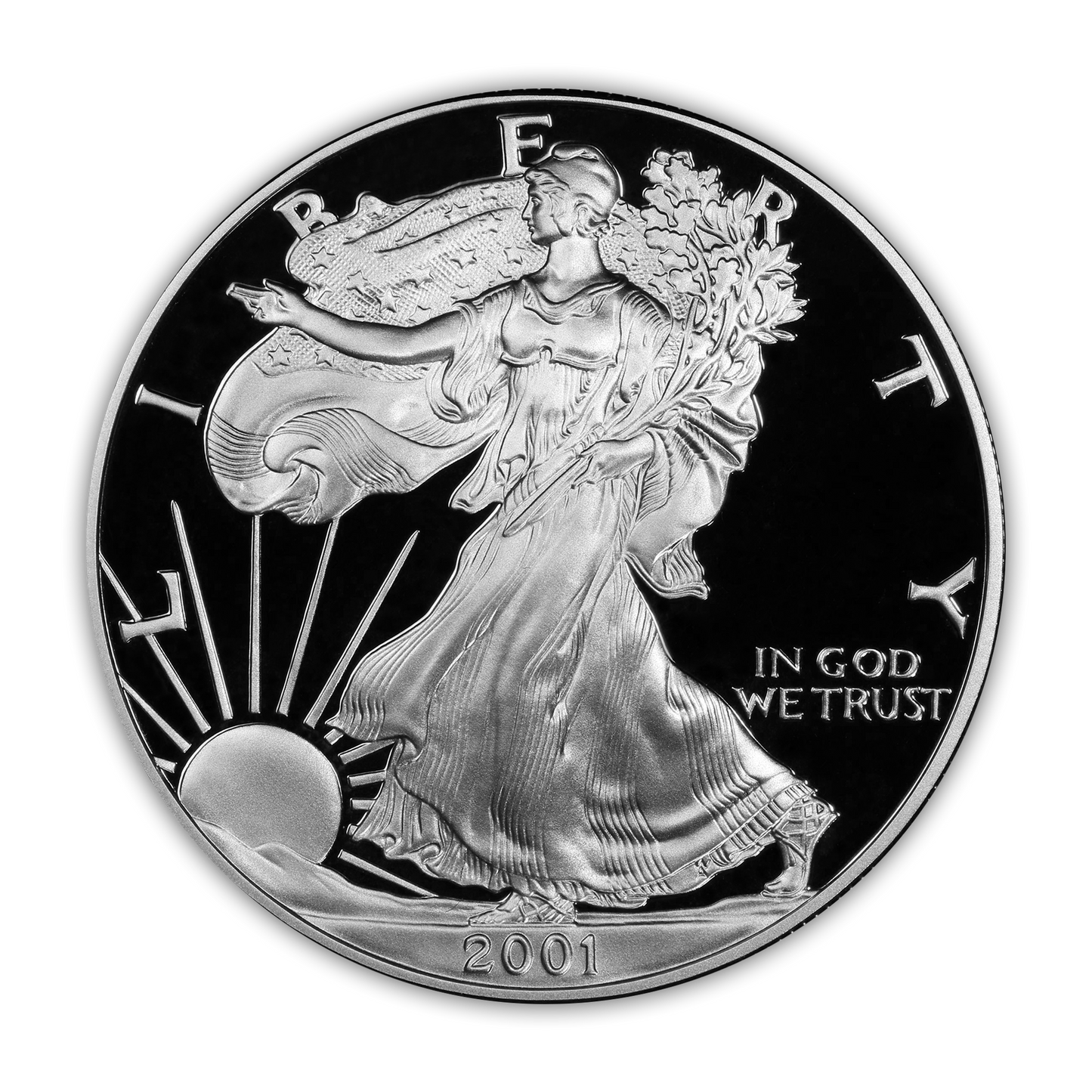 2001 Silver Eagle - West Point Proof - Original Government Packaging (OGP)